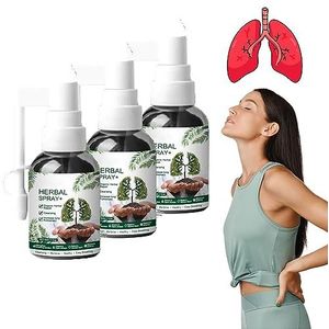 Googeer Herbal Lung Cleanse Mist, Respinature Herbal Lung Cleanse Mist-Powerful Lung Support, Respinature Herbal Lung Cleanse Mist, Herbal Lung Cleanse Spray (3PCS)