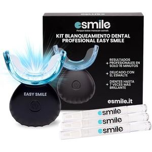 EASY SMILE - Tandbleekset – met ledlamp 32 x – 3 bleekgels – snel en effectief bleken, verwijdert diepe vlekken (Lamp Led)