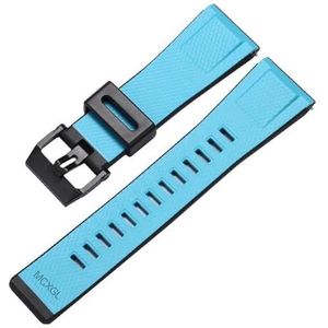 Hars Band Geschikt fit for Casio GA2000 PRG-600 PRW-6600 PRG-650 Mannen Sport Waterdicht 24mm Quick Release Horloge Accessoires (Color : Blue black, Size : 24mm)