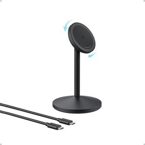 Anker MagGo draadloos laadstation, compatibel met MagSafe 15 W, snel opladen met USB-C-kabel, Qi2-gecertificeerde magnetische oplader, compatibel met iPhone 16/15/14 en AirPods