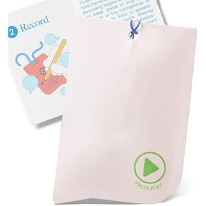 Voice Express 60 seconden VoiceGift voicerecorder cadeaukaartje voor persoonlijke berichten - doe-het-zelf-cadeau personaliseren