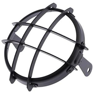 Koplamp Beschermkap Voor Universal 5.75″ CNC Metalen Retro Motorfiets Koplamp Lamp Mesh Grille Cover Mask Roosterafdekking