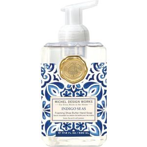 Michel Design Works INDIGO SEAS Foaming Soap, schuimzeep (530 ml) zeelucht en jasmijn