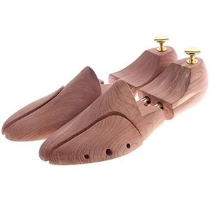 JMORCO Schoenboom Twin Tube Rood Ceder Hout Verstelbare Schoen Shaper Heren & Schoen Boom Schoenen Brancards, roze, EU 43 44