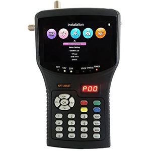 Satellietzoekers 4,3-inch handheld combo-satellietzoeker DVB-S2+T2+C-ontvanger 265ST+ CCTV-monitor DVB-S/S2 MP4 Hevc(H.265) AVS/AVS+ LCD-scherm met meter met satellietdetectie (Color : 265ST, Size :