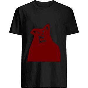 Russ Diemon-There Really A Wolf Album Cover [RED] T Shirt Hoodie for Men Women Unisex T-shirts & overhemden(Large)