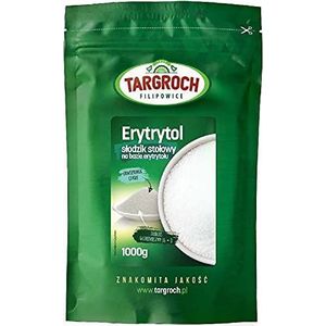 Erythritol erythrol natuurlijke caloriearme 1kg 1000g Targroch
