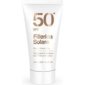 Labo Fillerina Zonnecrème, anti-aging gezichtscrème, zeer hoge bescherming, anti-aging gezichtsscherm, SFP 50+, 50 ml