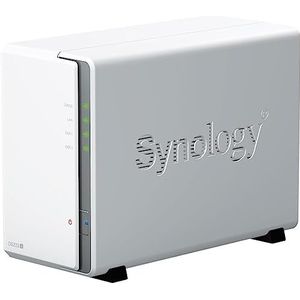 Synology DS223J 12TB 2 Bay NAS-oplossing geïnstalleerd met 2 x 6TB Western Digital Red Plus Drives