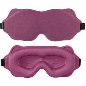 UYFRD 3D-slaapmasker, blokkering, licht, blinddoek, slaaphulp, oogmasker, zacht, traagschuim, gezichtsmasker, oogbescherming, oogbedekking (Duroc)