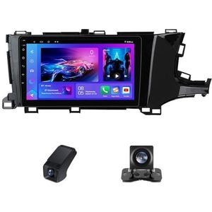 Autoradio 2 Din Bluetooth met Carplay en Android Auto,geldt voor Honda Shuttle 2 2015-2020 9 inch met touchscreen stereo auto ondersteunt stuurbediening Achteruitrijcamera FM AM(NF-6)