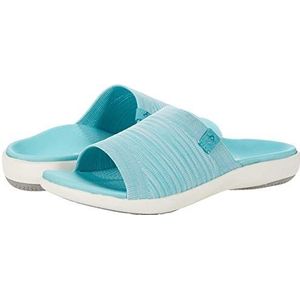 Spenco Womens Slide Sandaal, Aqua Zee, 4.5 UK Wide
