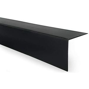 Quest - Hoekprofiel - Zwart - Kunststof - Zelfklevend - 30 x 30 mm - 150 cm