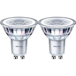 Philips ampoule LED GU10 46W Equivalent 50W Blanc chaud Lot de 2