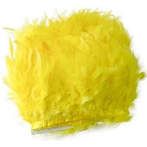 2 Yard Pluizige Veer Trim Voor Hanglamp Schaduw 10-15 cm Lint Trouwjurk Decoratieve pluim DIY Ambachten-02