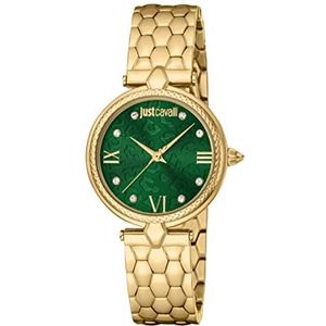 Just Cavalli dames horloge - JC1L254M0065, Groen, Modern