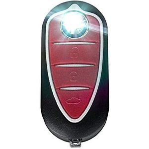 + Logo sleutelbehuizing 3 toetsen afstandsbediening compatibel met Alfa Romeo Mito Giulietta