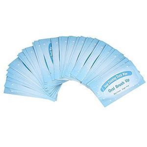 Mondreinigingsdoekjes met muntsmaak, tanden bleken en mondreinigingsdoekjes (100 stuks)