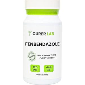 Fenbendazole (Fenben) 444 mg | >99,90% Puur | In Laboratorium Geverifieerd | 120 Eenheden