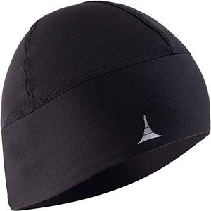 French Fitness Revolution Skull Cap Helm Liner Running Beanie - Ultieme thermische retentie en prestaties vochtafvoerend. Past onder helmen, Zwart, One size