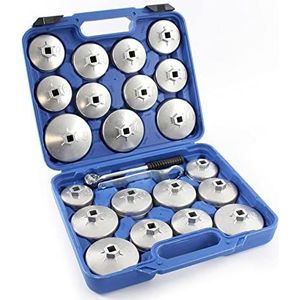 XPOtool oliefilterdoppenset 23-delig oliefilter sleutelset aluminium filter doppen demontage filter