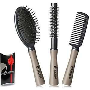 Professionele Haarborstelset. Pneumatische Borstel, Thermische Roller en Kam.