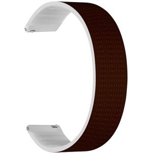 Solo Loop band compatibel met Garmin Forerunner 255/255 Music, 265, 745, Venu 2, Venu 3, Vivoactive 4 (bruin papier), snelsluiting, 22 mm rekbaar, siliconen bandje, accessoire, Siliconen, Geen