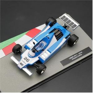 1:43 for F1 Formule Auto Ligier JS11 1979 Diecast Model Auto Miniatuur Voertuig Collectible Speelgoed Blauw