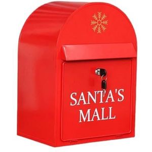 Postdozen Brievenbus Brievenbussen Aluminium Brievenbus Ooutdoor Retro Vintage Voor Huisdecoratie Pakketkast(Rot)