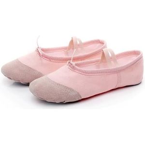 Klassieke dansschoenen voor meisjes met zachte zool van canvas, professionele dansschoenen voor kinderen, klassieke dansen, gymschoenen voor ballet, yoga in Pal