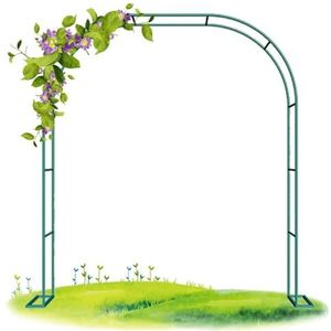 Tuinrooster voor klimplanten, esthetische tuinprieel, eenvoudig te monteren metalen buitenboog, voor bruiloft, bruidsfeest, elegante decoraties en klimplanten in de tuin