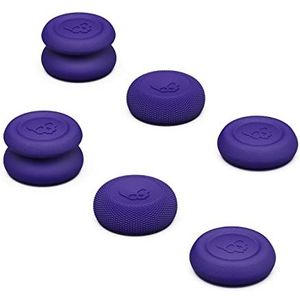 Skull & Co. Skin, CQC and FPS Thumb Grips Joystick Cap Analog Stick Cover for XBOX (XSX/XB1) Controller - Galactic Purple, 3Pairs(6pcs)