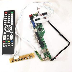 Voor B101AW06 V0 V1 V4 HDMI VGA USB AV RF laptop panel WLED LVDS 40Pin 1024* 600 10.1 inch T.V53 display controller drive card DIY kit (B101AW06 V0)