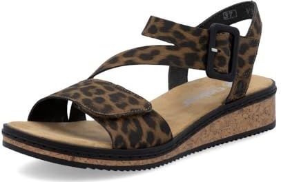 Rieker - Dames Schoenen - Bruin - Veterschoenen - Comfortabele Pasvorm