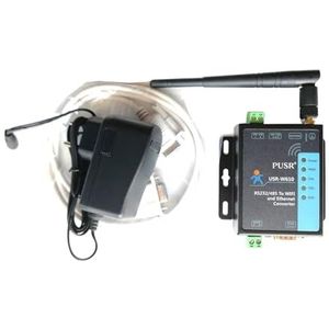 RS232/RS485 naar WiFi/Ethernet-converter, servermodulecontroller, bidirectionele transparante transmissie(With adapter)