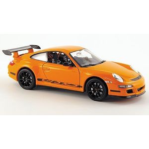 Porsche 911 GT3 RS (997), oranje, 0, modelauto, klaar model, Welly 1:24