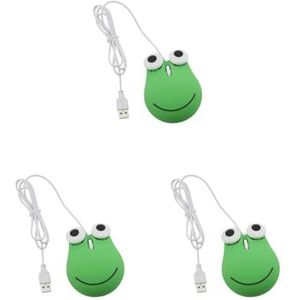 NeaxgeandX 3 set van Wired Muis Glad Thuis en Kantoor Gebruik Leuke Muizen voor Computer Desktop Laptop