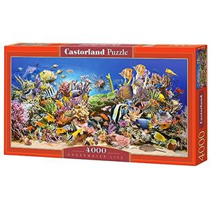 Castorland C-400089-2 Underwater Life, puzzel 4000 stukjes, rood