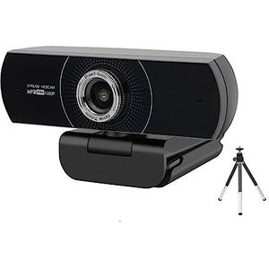 USB-webcamera Webcam HD 1080P 60fps USB-webcamera met microfoon for pc-conferentie met statief for conferenties, live streaming, opname Voor conferenties, opname