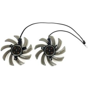 85MM GA91S2U GTX1660 videokaartkoelventilator voor PALiT voor GeForce GTX 2070 2060 1660 Ti SUPER DUAL grafische kaartkoelventilator(Black 2-Fan)