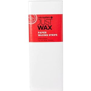 Salon System Just Wax papieren ontharingsstrips, 100 stuks