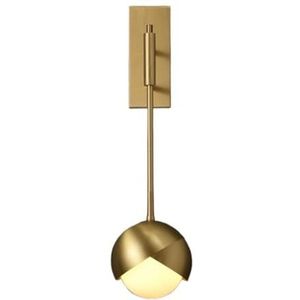 Wandlamp voor Binnen Indoor Wandmontage Lichtarmatuur Voor Woonkamer Keukeneiland, Moderne Hanglamp Van Geborsteld Messing Woonkamer Slaapkamer Hal(Size:Gold)
