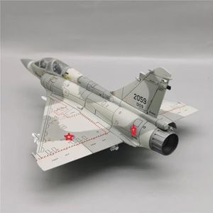 Vliegtuigmodel Vliegtuig Speelgoedvliegtuigmodel Mirage 2000 5Di Diecast 1/72 Schaal Tweezitter Aanvalsvliegtuigen Display Toy Collection Fighter Model