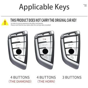 Autosleutel beschermhoes Autosleutel Case Cover Tas Accessoires Houder Shell Keychainsories Voor Bmw F20 G20 G30 X1 X3 X4 X5 G05 X6 X7 G11 F15 F16 G01 G02 F48 Sleutel Shell(2)