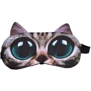 Vrouwen Mannen Katoen Kat Hond Slapen MASK Zachte Blinddoek Ooglap Slaap Oogschaduw Oogbedekking Leuke Slaap Masker Oogmasker Oogmasker (967)