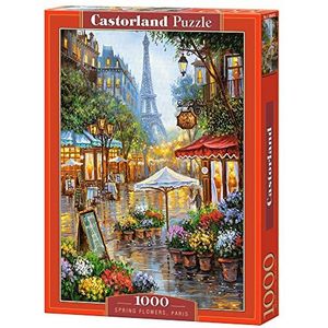 Castorland - Spring Flowers Paris - Puzzel - 1.000 stukjes - Satijnen afwerking