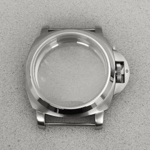 BAMMY 44 mm saffierglas horlogekast vervanging compatibel for ETA 6497.00 6498 ST36 uurwerk gemodificeerde roestvrijstalen kast horloges accessoires