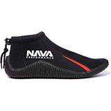 Nava Performance laag uitgesneden 3mm neopreen wetsuit laarzen schoenen - zwart - Unisex - Footwear Size - 9