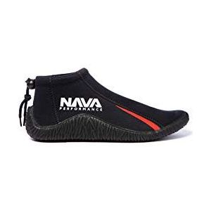 Nava Performance laag uitgesneden 3mm neopreen wetsuit laarzen schoenen - zwart - Unisex - Footwear Size - 5