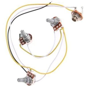 1 Set Gitaar Elektronische Circuit Kabelboom-Voorbedraad Voor JB Basgitaar Voor Bas Pickup kabelboom voor elektrische gitaar